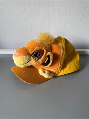 Lion King Disney Parks Yellow Plush Lion Character Kids Cap/Hat